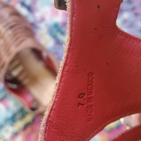 Bedstu Kennya Brown Leather Pointy Toe Flats - Picture 7 of 7